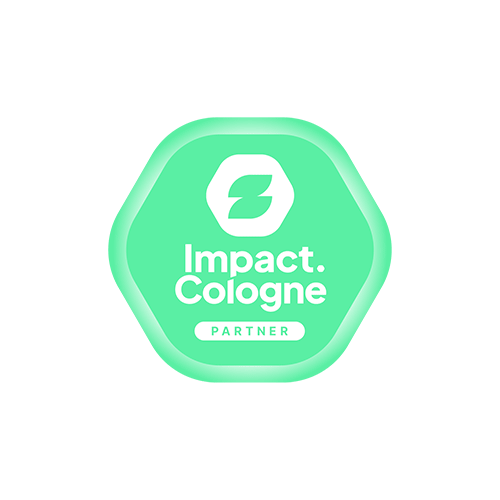 Wir sind bei impact.Cologne. sowie bei Impact.Cologne. Einem Netzwerk für nachhaltiges Wirtschaften in Köln.