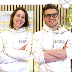 Foto von Nina Jameson und Tobias Roppelt von Gehirngerecht